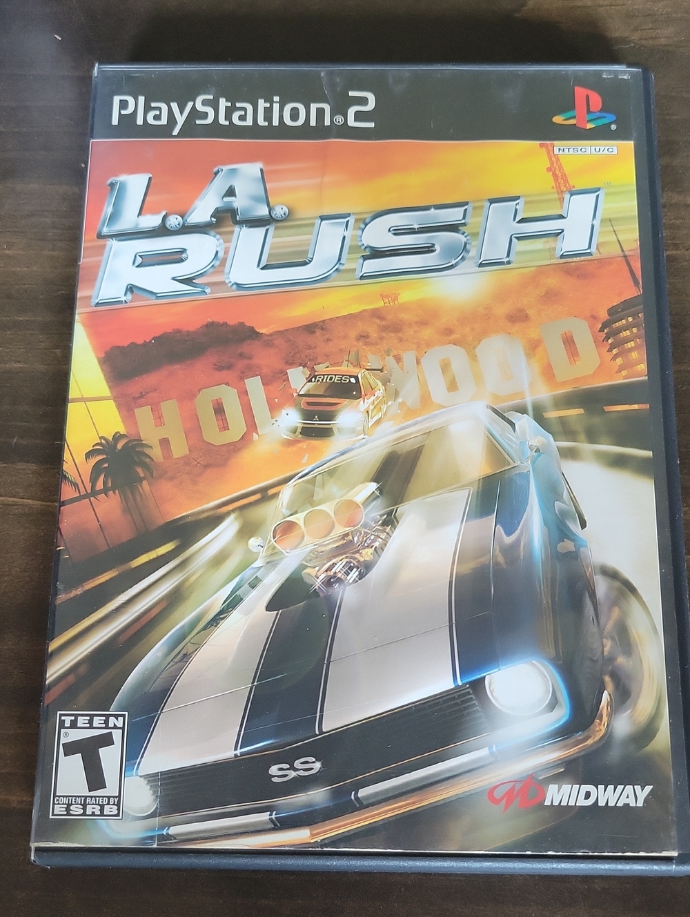 LA Rush (PlayStation 2) - Blue & Silver Racing Cover by